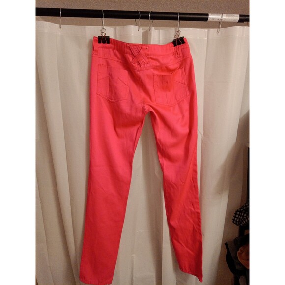 TRIPP NYC Daanggoodman Bright Neon Pink Skinny Pants Size 3 - Picture 3 of 5